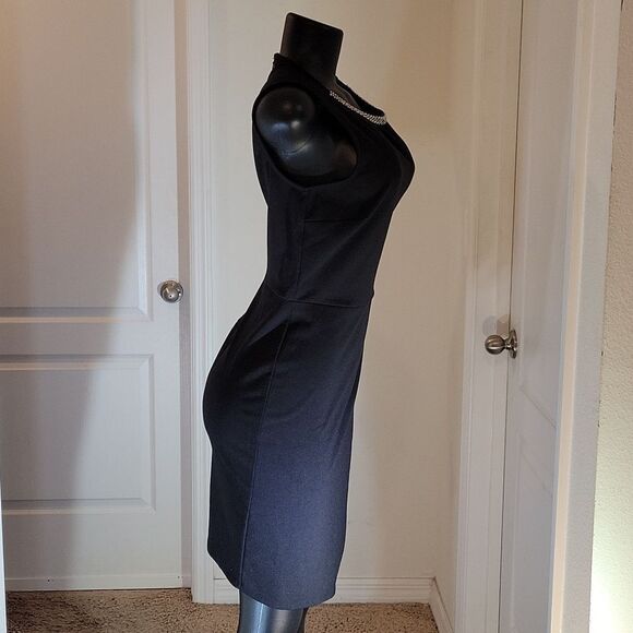 BRAND NEW APT.9 SLEEVELESS ABOVE THE KNEE  LINE RHINESTONES EMBELLISHMENTS DRESS - Picture 7 of 14